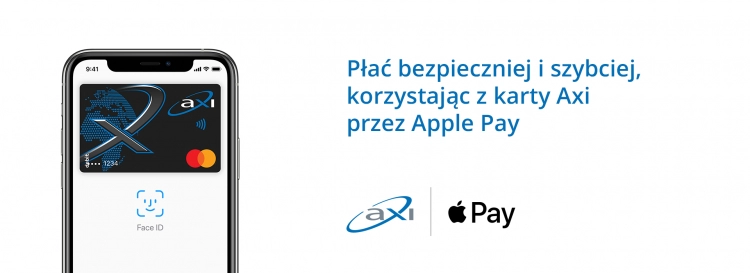 Karta Axi jest od teraz dostępna w Apple Pay!